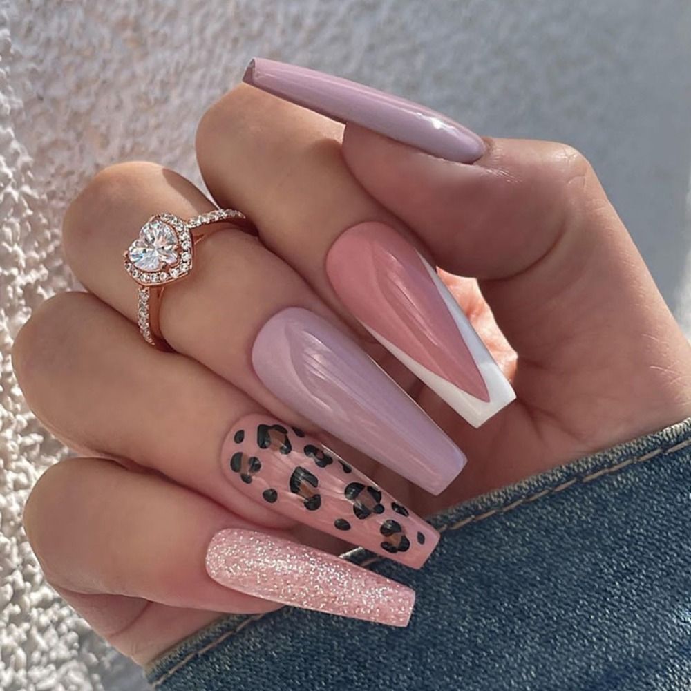 Pink Pleasure Mix-up Press-on Nails